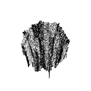 Grunge siyah ve beyaz dokusu. Soyut nokta izole edildi