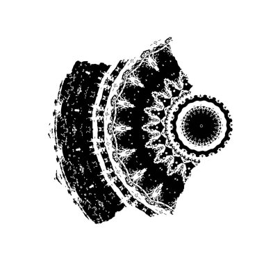 Siyah ve beyaz grunge arka plan, soyut yüzey. vektör illüstrasyonu 