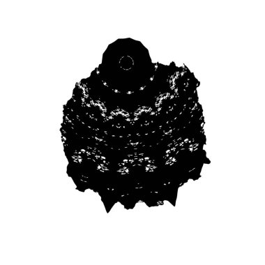 Soyut grunge fırça darbeleri beyaz arkaplanda izole edildi. vektör illüstrasyonu