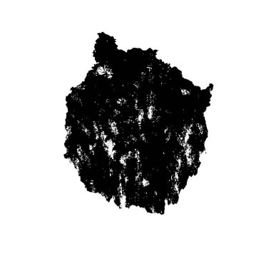 Grunge siyah ve beyaz dokusu. Soyut nokta izole edildi