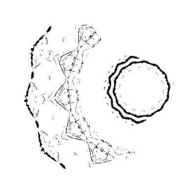 Yeni yıl için bir arkaplanının vektör çizimi.