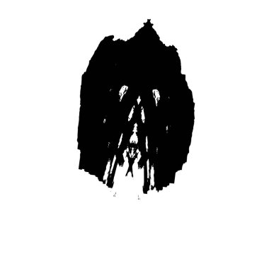 Soyut mürekkep fırçası darbesi. Grunge efekti siyah boya dokusu. Satırların grunge rengi