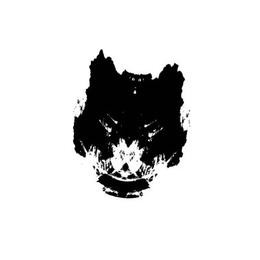 kedi silueti vektör illüstrasyon tasarımı