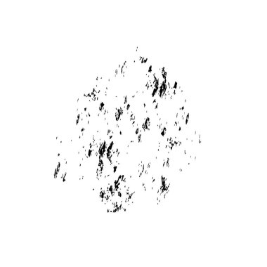 Soyut mürekkep lekesi. siyah ve fırça darbesi. Sanatsal boya darbesi ve beyaza izole edilmiş. kaplama ögesi