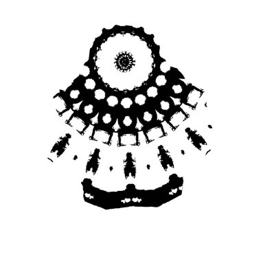 Soyut siyah beyaz arka plan, yaratıcı doku. vektör illüstrasyonu.    