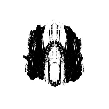 Grunge siyah ve beyaz dokusu. Soyut nokta izole edildi