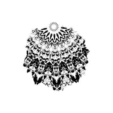 Soyut siyah beyaz arka plan, yaratıcı doku. vektör illüstrasyonu.    