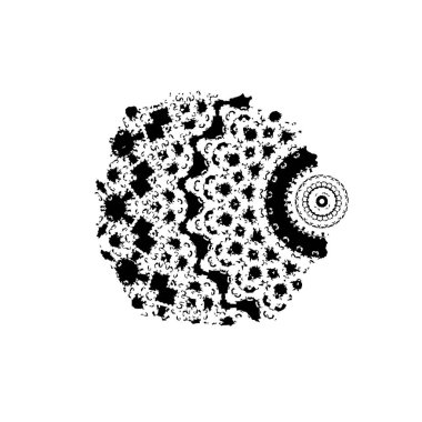 Soyut siyah beyaz arka plan, yaratıcı doku. vektör illüstrasyonu.    