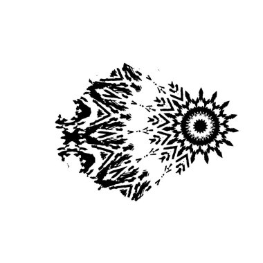 grunge fırça darbesi siyah beyaz 