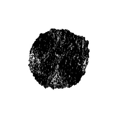 beyaz arkaplanda grunge siyah mürekkep darbesi