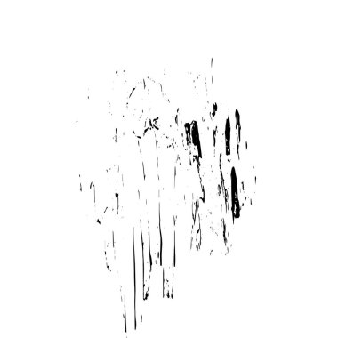 Grunge siyah ve beyaz dokusu. Soyut nokta izole edildi