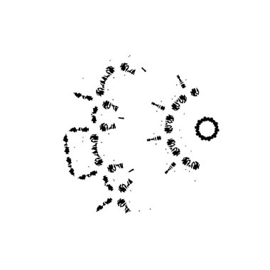 brush stroke, black and white creative element