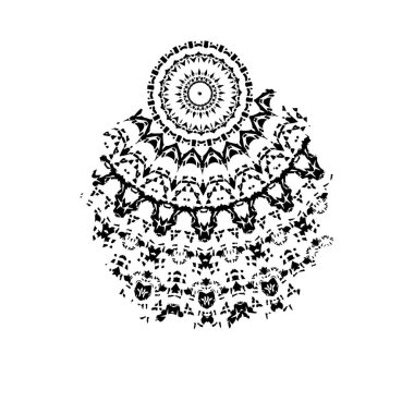 brush stroke, black and white creative element