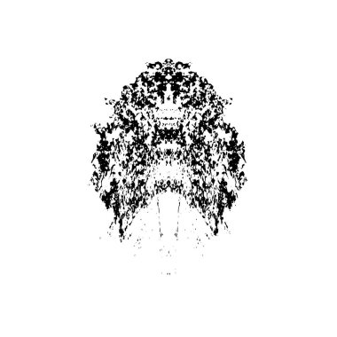 Grunge siyah ve beyaz dokusu. Soyut nokta izole edildi