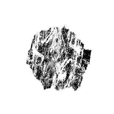 beyaz arkaplanda grunge siyah mürekkep darbesi