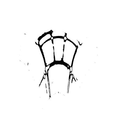 brush stroke, black and white creative element
