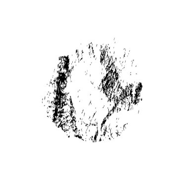 Siyah mürekkep lekesi beyaz arkaplanda izole edildi