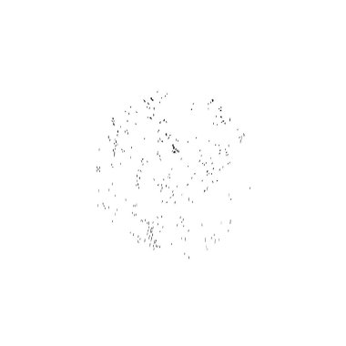 Beyaz arkaplanda soyut tek renkli leke, vektör illüstrasyonu