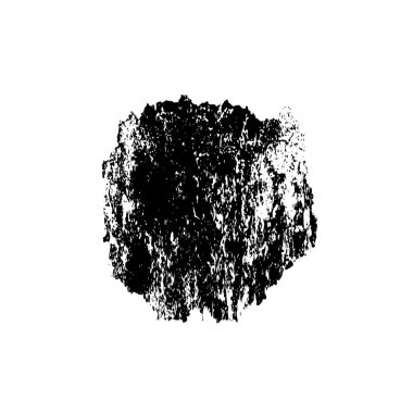 Grunge siyah ve beyaz dokusu. Soyut nokta izole edildi