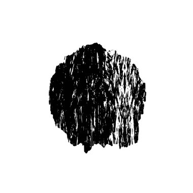 Grunge siyah ve beyaz dokusu. Soyut nokta izole edildi