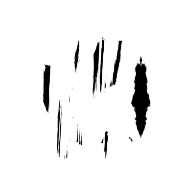 brush stroke, black and white creative element