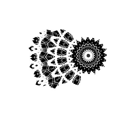 brush stroke, black and white creative element