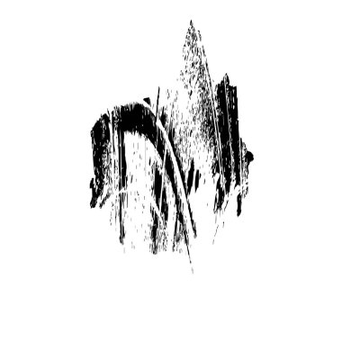 brush stroke, black and white creative element