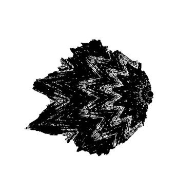 brush stroke, black and white creative element