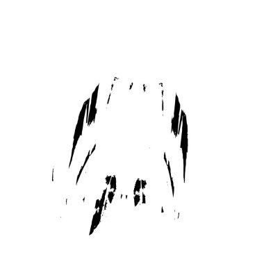 brush stroke, black and white creative element