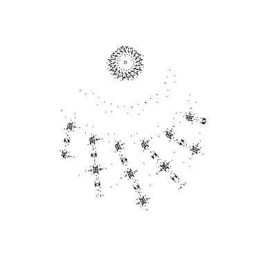 brush stroke, black and white creative element