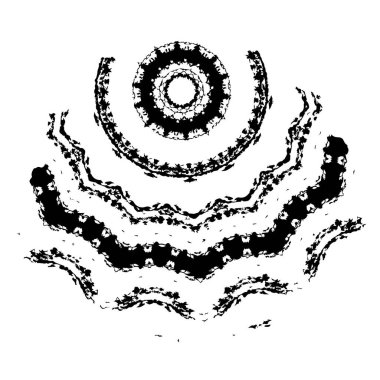 brush stroke, black and white creative element