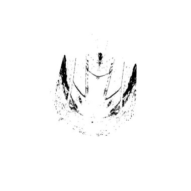 brush stroke, black and white creative element