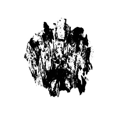 Grunge siyah ve beyaz dokusu. Soyut nokta izole edildi