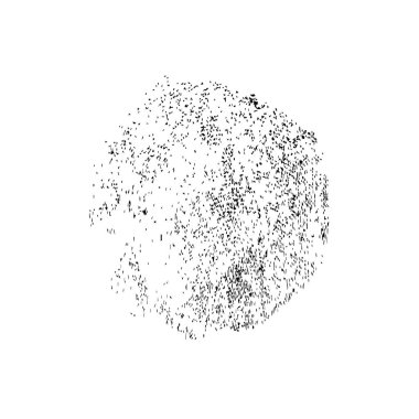 Beyaz arka planda siyah fırça darbesi 