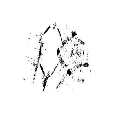 Beyaz arka planda siyah fırça darbesi 