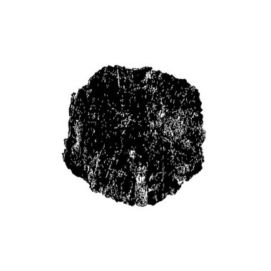 Beyaz arka planda siyah fırça darbesi 