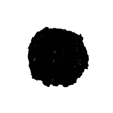 Beyaz arka planda siyah fırça darbesi 