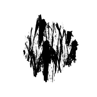 Grunge siyah ve beyaz dokusu. Soyut nokta izole edildi