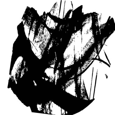 Siyah ve beyaz grunge arka plan, soyut yüzey. vektör illüstrasyonu 