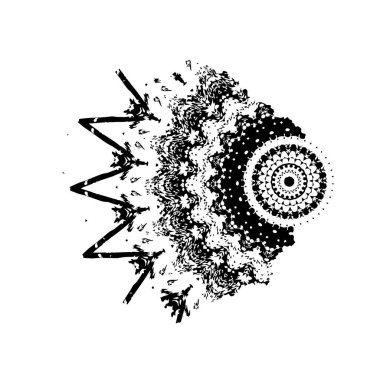 Siyah ve beyaz grunge arka plan, soyut yüzey. vektör illüstrasyonu 