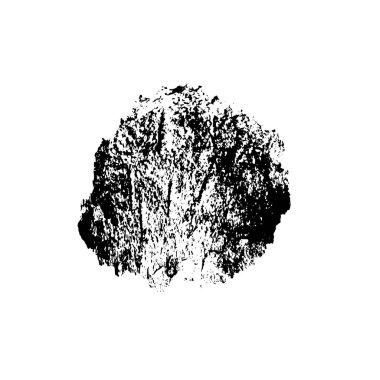 Beyaz arkaplanda soyut grunge mürekkep lekesi