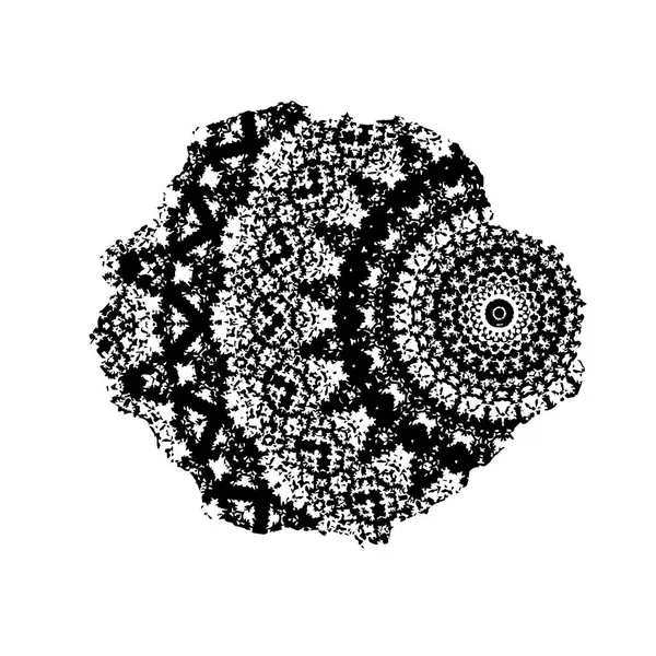 Çizik ve çiziklerle dolu siyah beyaz bir arka plan. Soyut vektör illüstrasyonu.