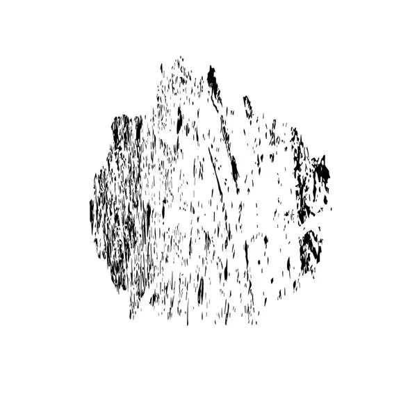 Siyah beyaz desenli, noktalı, lekeli, çizik ve çizikli sıkıntılı bir arkaplan. Soyut vektör illüstrasyonu.