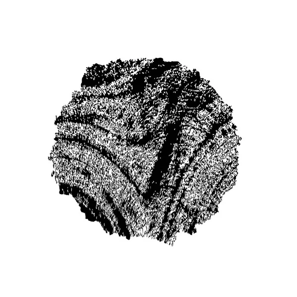 Grunge Textura Blanco Negro Mancha Abstracta Aislada — Archivo Imágenes Vectoriales