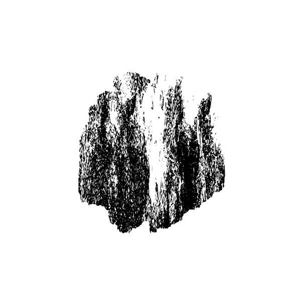 Grunge siyah ve beyaz dokusu. Soyut nokta izole edildi