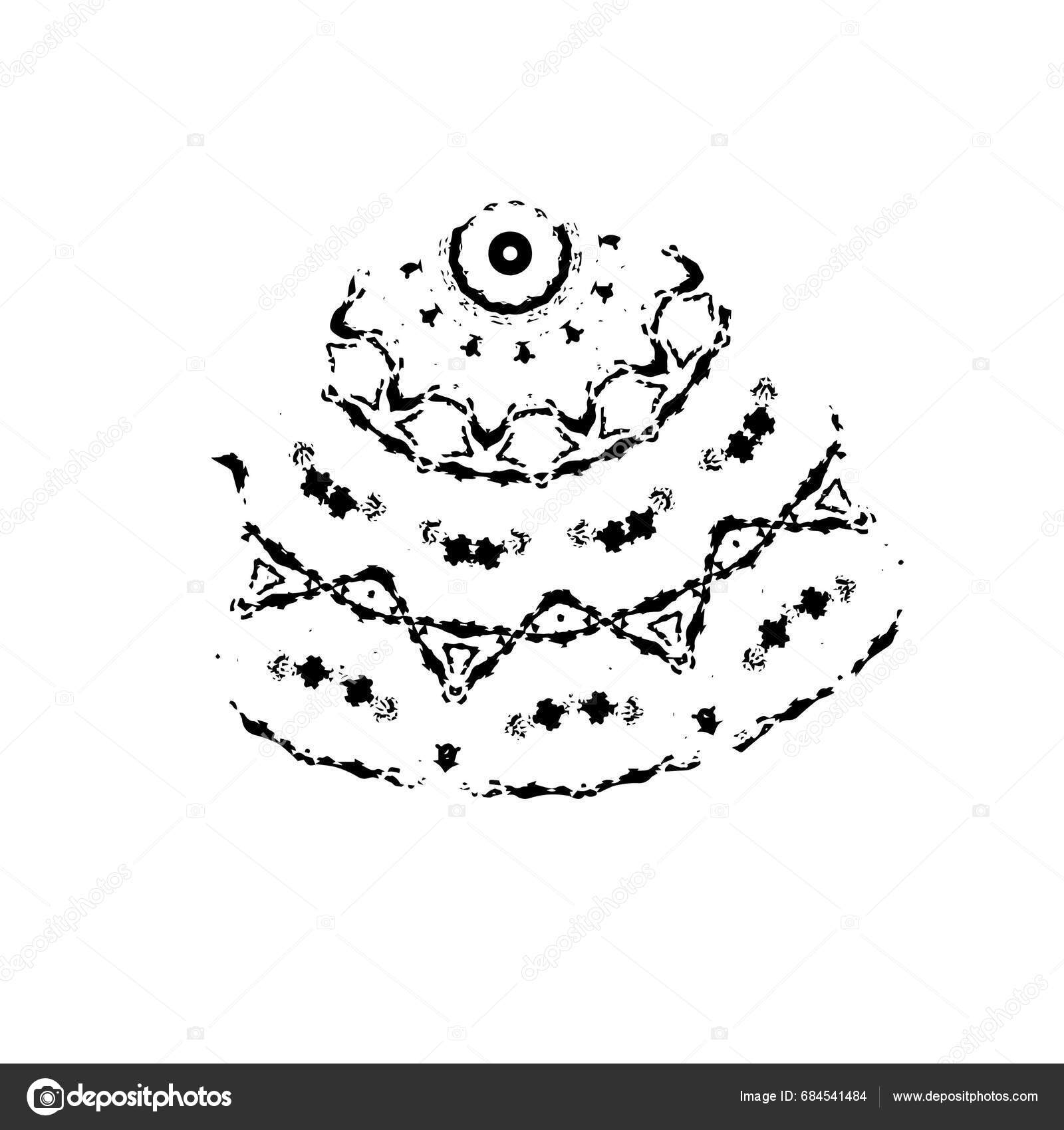 Black White Brush Stroke Creative Element Stock Vector by ©Toluk 684541484