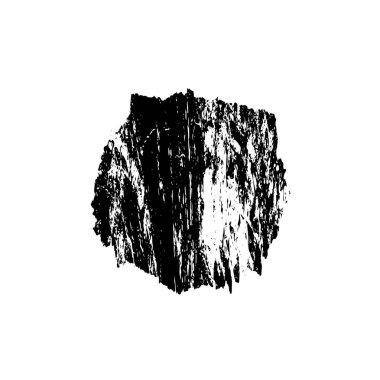 Grunge siyah ve beyaz dokusu. Soyut nokta izole edildi