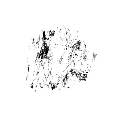 Beyaz arka planda siyah fırça darbesi 