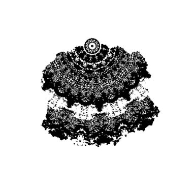 creative element, black brush stroke on white background 