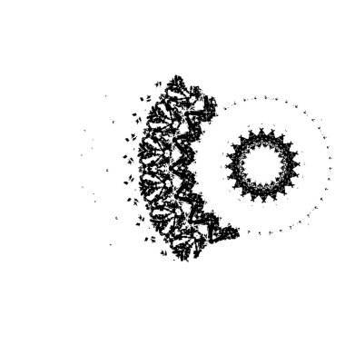 creative element, black brush stroke on white background 